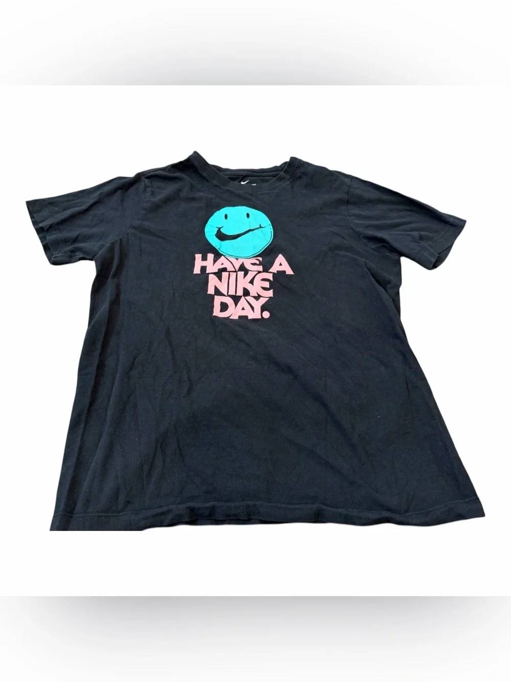 Nike Youth Short Sleeve T-Shirt, Black, Size XL, “Have A Nike Day”